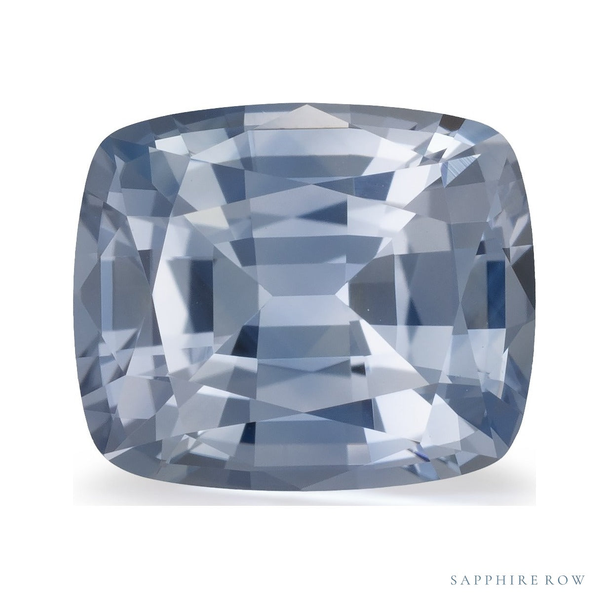 2.57 ct natural bicolor sapphire from Sri Lanka, antique cushion cut | Sapphire Row · cut6