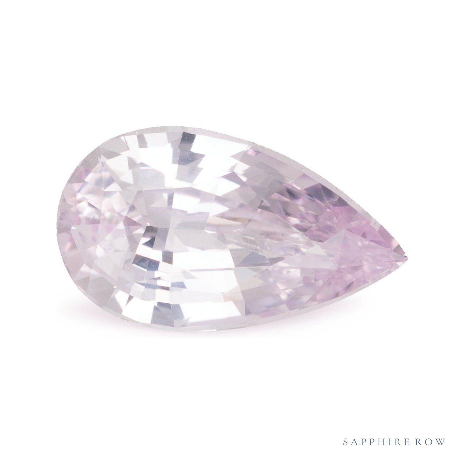2.53 ct natural pink sapphire from Sri Lanka, pear cut | Sapphire Row · cut4