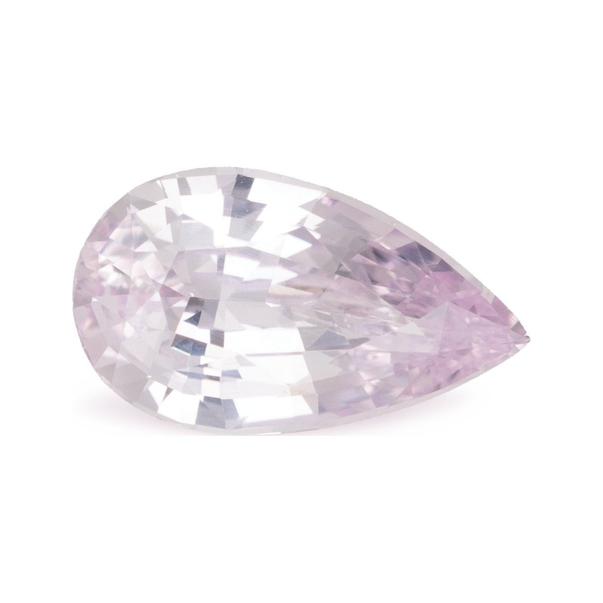 2.53 ct natural pink sapphire from Sri Lanka, pear cut | Sapphire Row · cut7