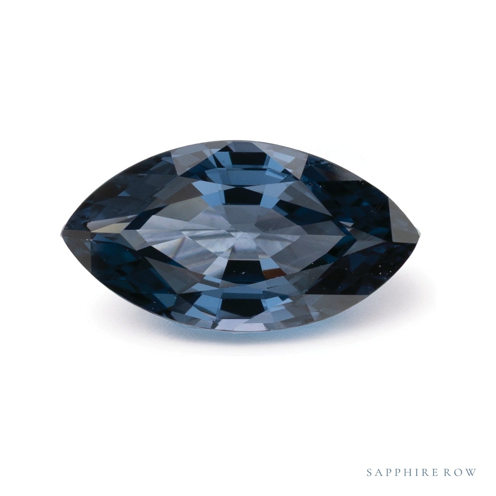 2.53 ct natural blue spinel from Tanzania, marquise cut | Sapphire Row · cut4