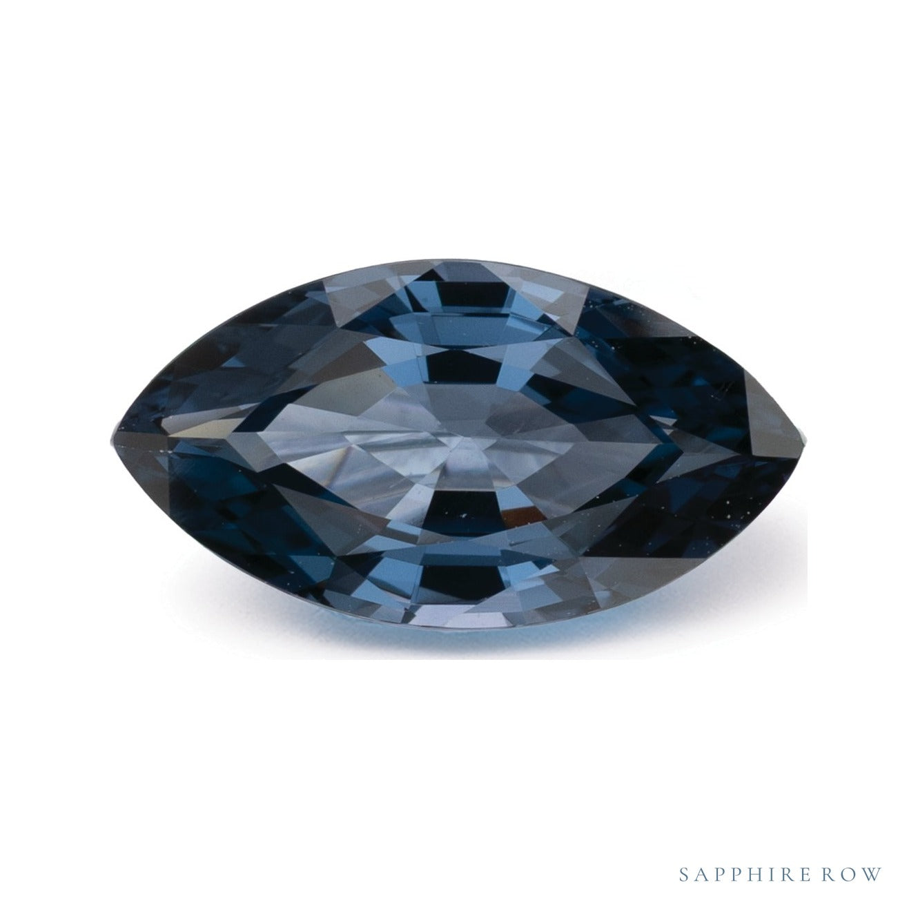 2.53 ct natural blue spinel from Tanzania, marquise cut | Sapphire Row · cut7