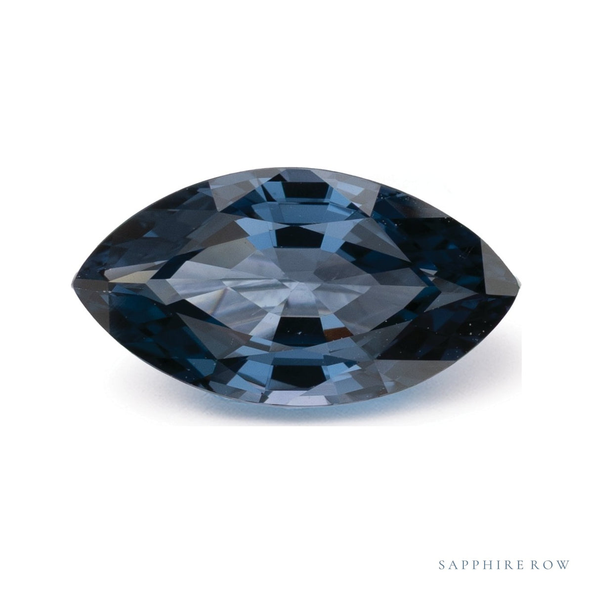 2.53 ct natural blue spinel from Tanzania, marquise cut | Sapphire Row · cut7