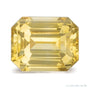 2.51 ct natural yellow sapphire from Sri Lanka, emerald cut | Sapphire Row · cut7