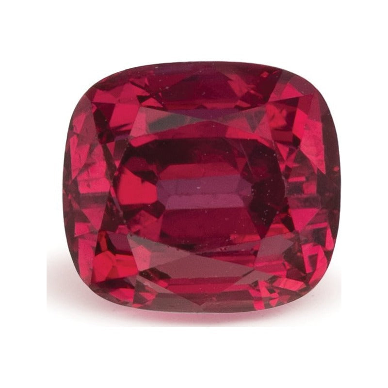 2.47 ct natural red ruby from Mozambique, cushion cut | Sapphire Row · cut7