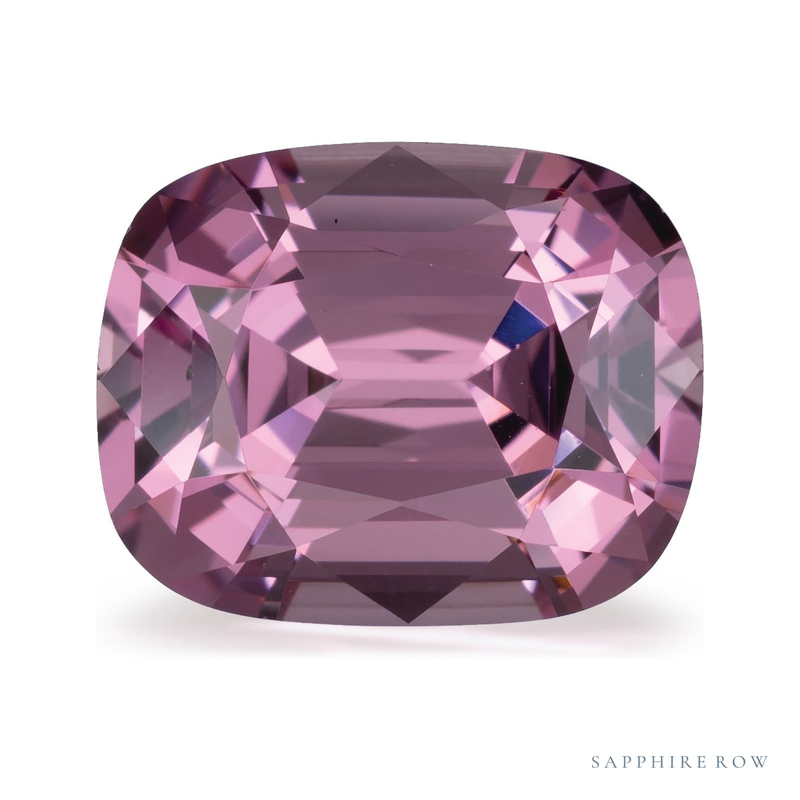 2.47 ct natural malaya garnet from Tanzania, antique cushion cut | Sapphire Row · cut4