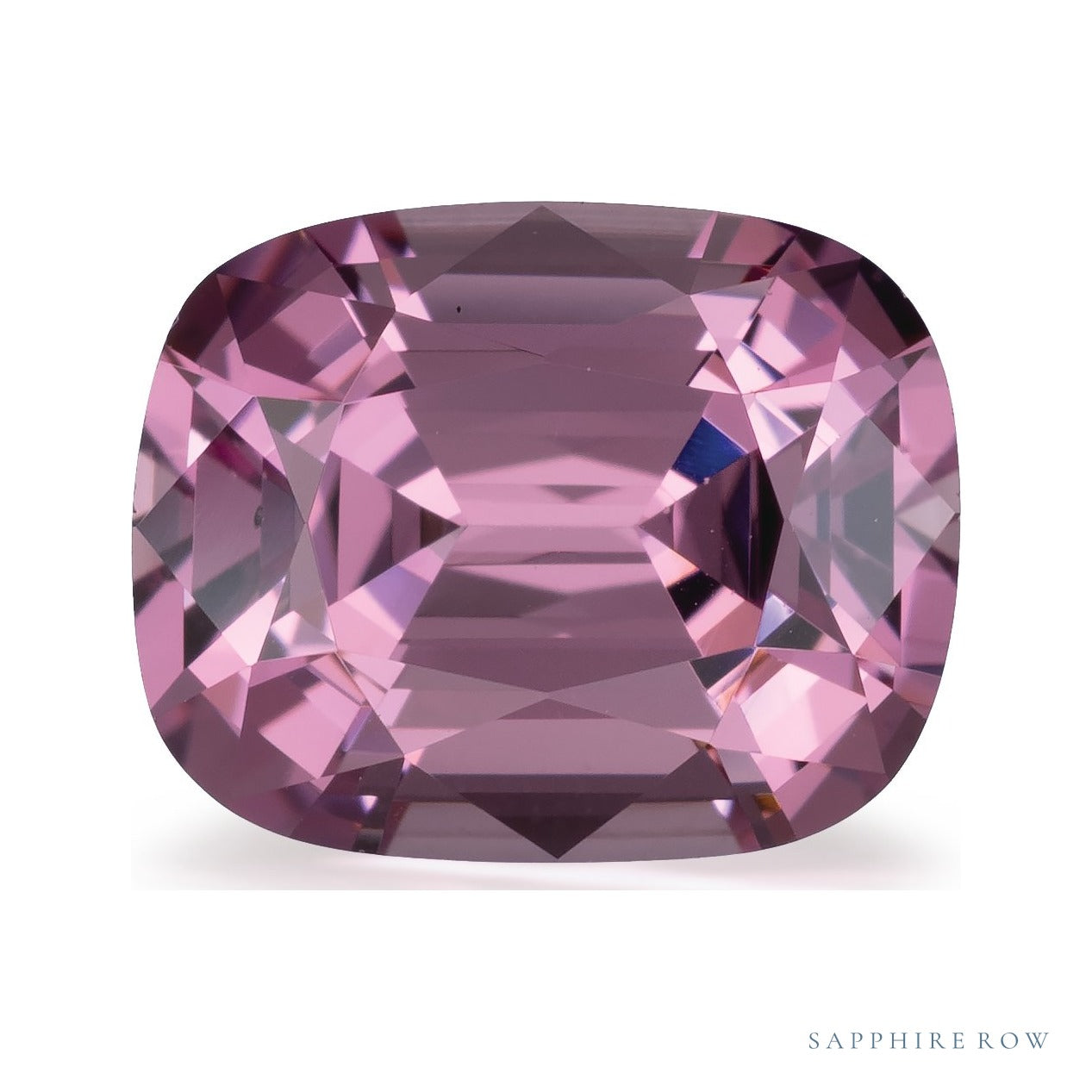 2.47 ct natural malaya garnet from Tanzania, antique cushion cut | Sapphire Row · cut7