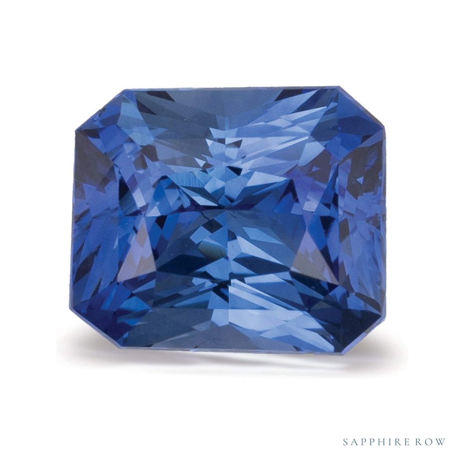 2.42 ct natural color-change sapphire from Sri Lanka, radiant cut | Sapphire Row · cut4