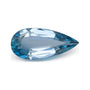 2.41 ct natural blue aquamarine from Mozambique, pear cut | Sapphire Row · cut7