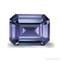 2.40 ct natural blue tanzanite from Tanzania, emerald cut | Sapphire Row · cut7