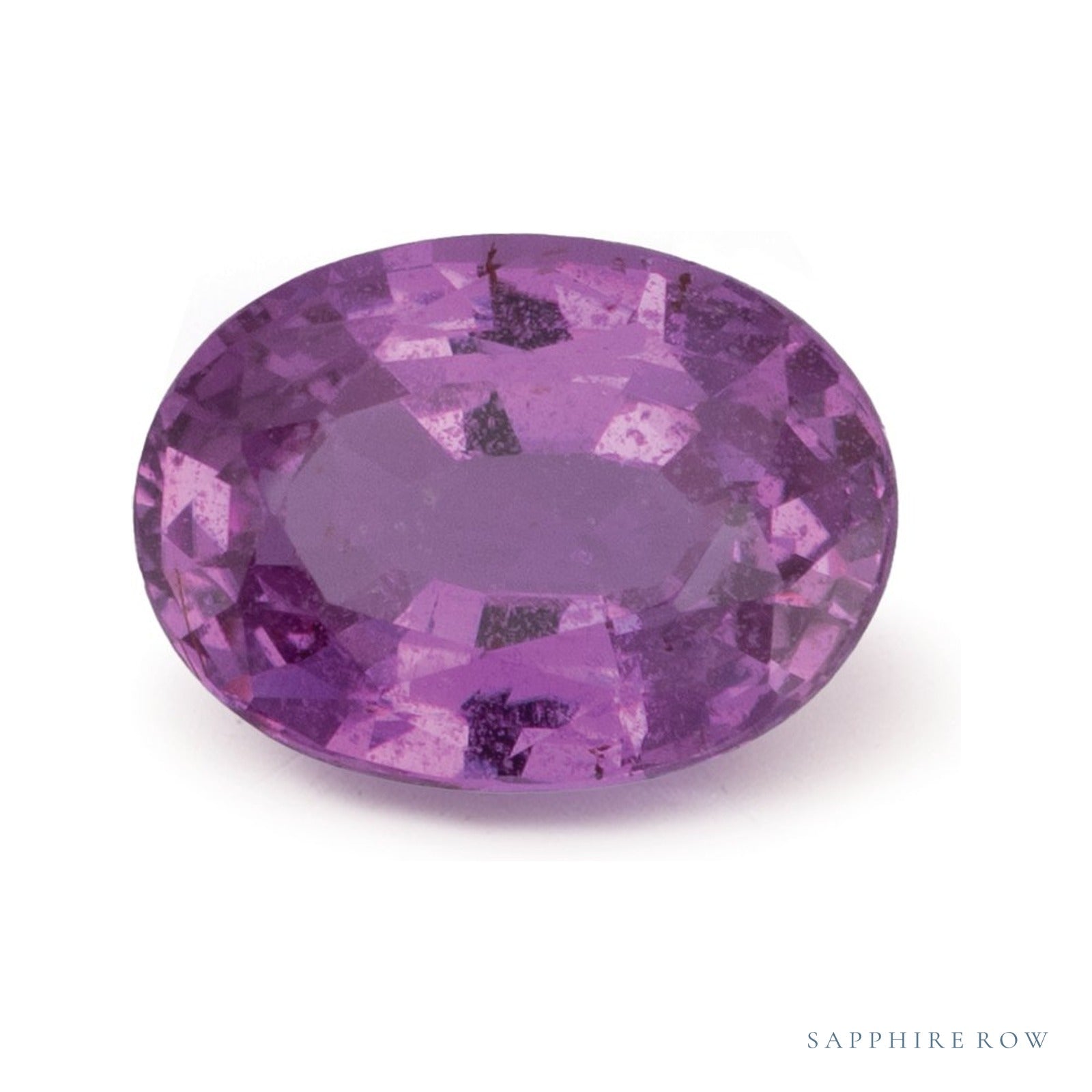 2.37 ct natural pink sapphire from Mozambique, oval cut | Sapphire Row · cut4