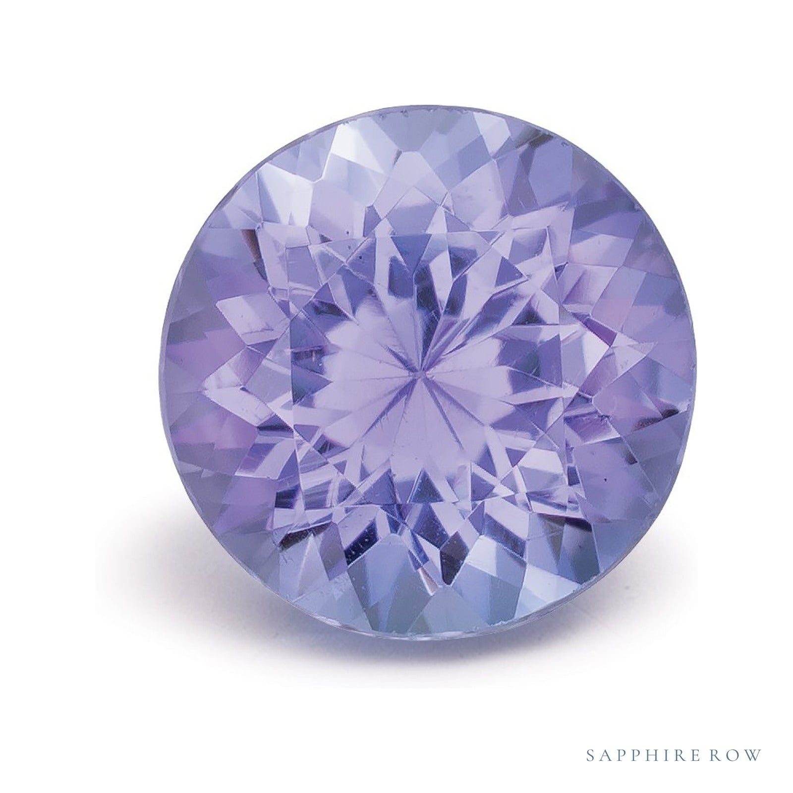 2.35 ct natural blue tanzanite from Tanzania, round cut | Sapphire Row · cut4