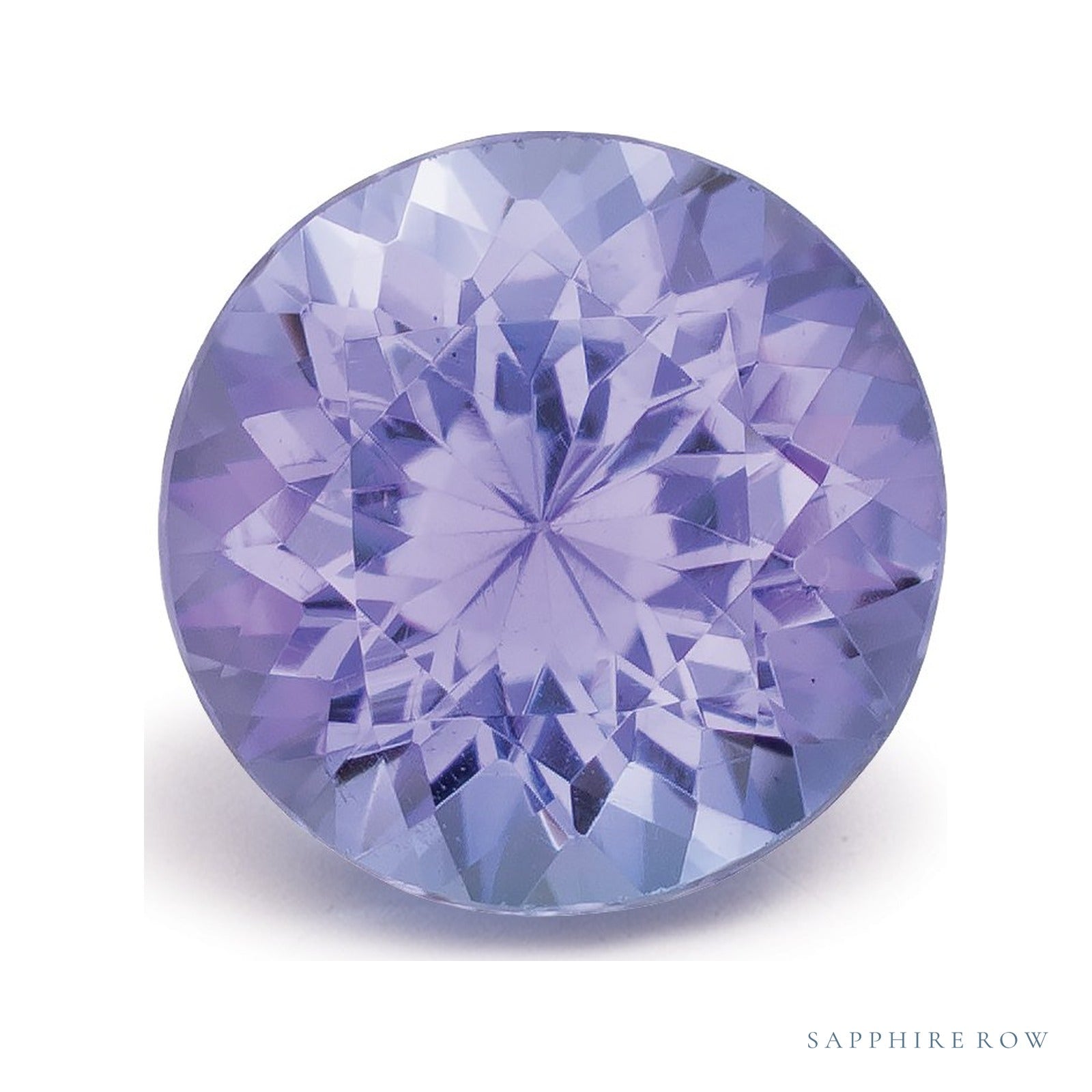 2.35 ct natural blue tanzanite from Tanzania, round cut | Sapphire Row · cut4