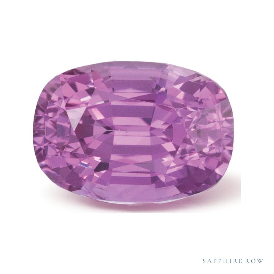2.34 ct natural pink sapphire from Sri Lanka, antique cushion cut | Sapphire Row · cut6