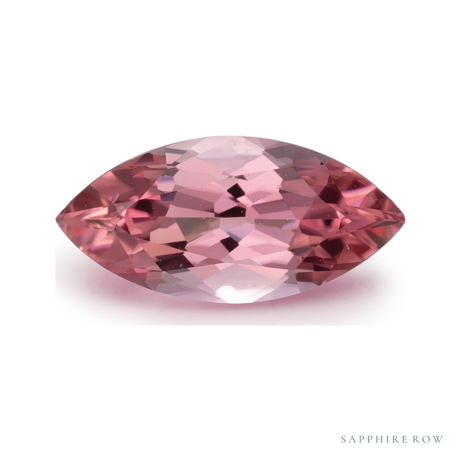 2.29 ct natural pink tourmaline from Mozambique, marquise cut | Sapphire Row · cut4 · cut5