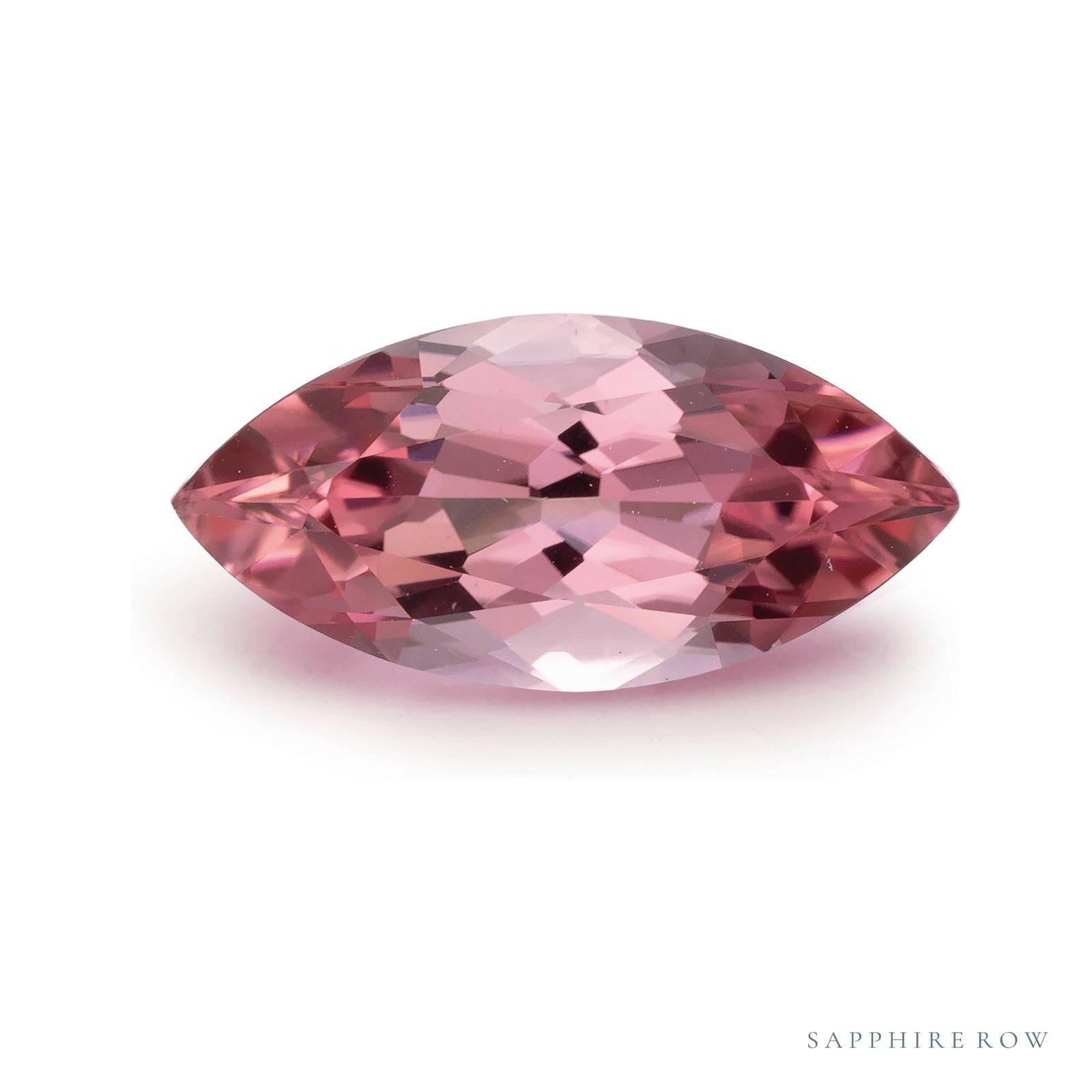 2.29 ct natural pink tourmaline from Mozambique, marquise cut | Sapphire Row · cut4