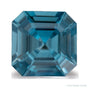 2.29 ct natural blue zircon from Cambodia, asscher cut | Sapphire Row · cut7