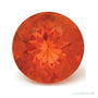 2.27 ct natural red opal from Mexico, round cut | Sapphire Row · cut7