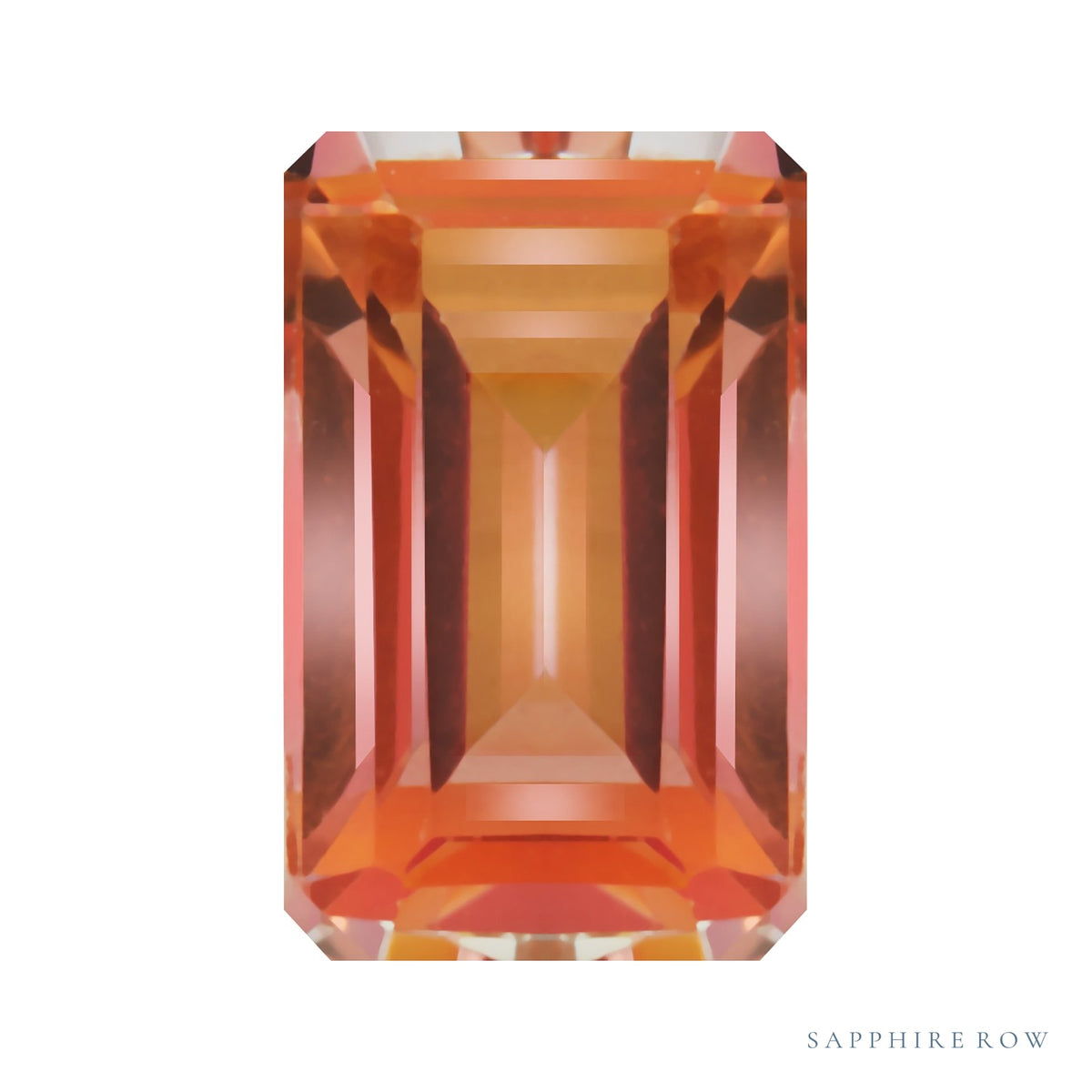 6x4 mm natural sunrise mystic topaz, emerald cut | Sapphire Row · cut7