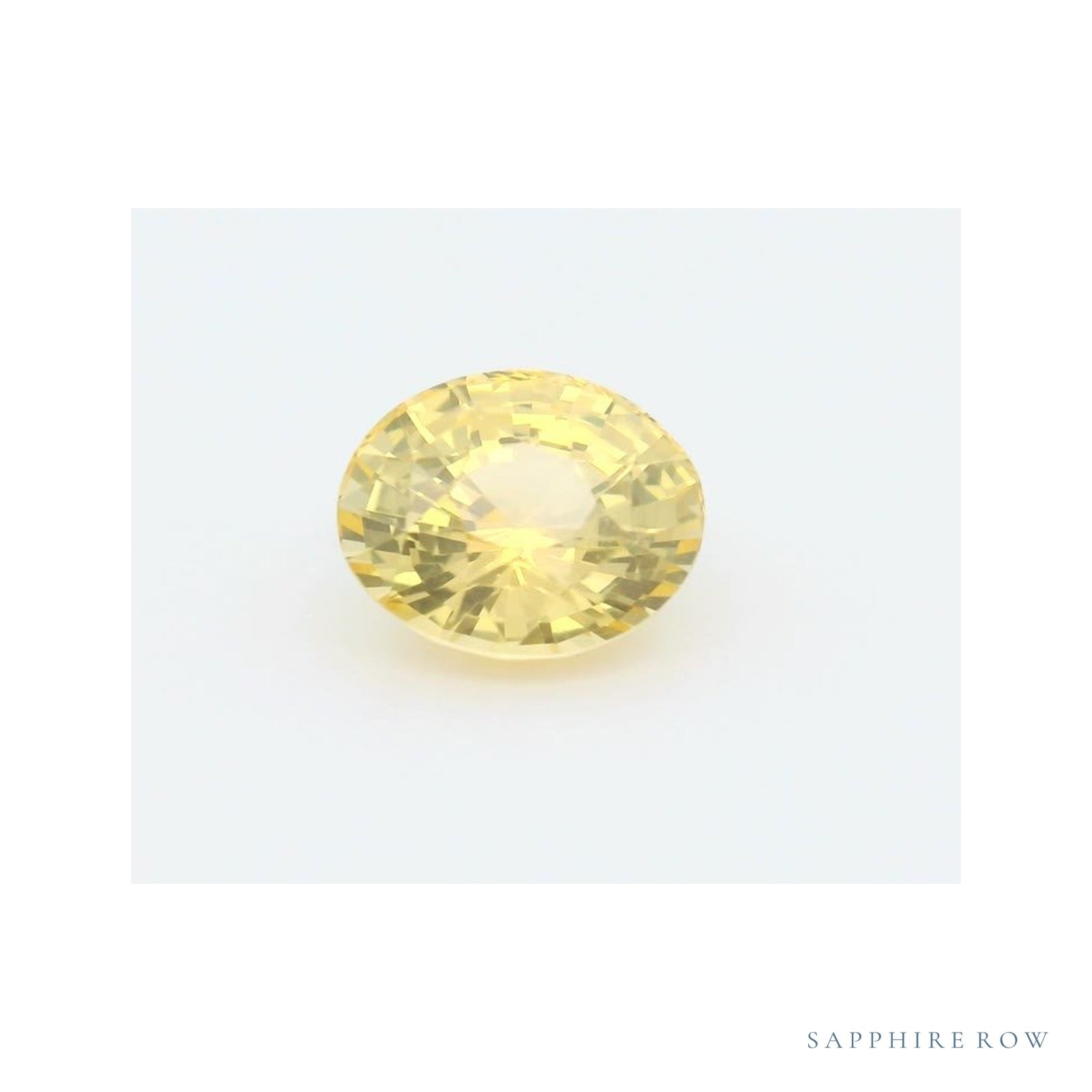 2.25 ct natural yellow sapphire from Sri Lanka, round cut | Sapphire Row · cut4