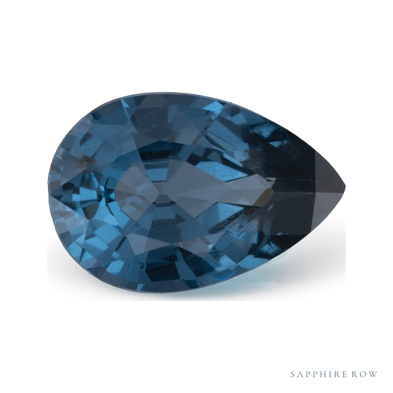 2.25 ct natural purple spinel from Tanzania, pear cut | Sapphire Row · cut7