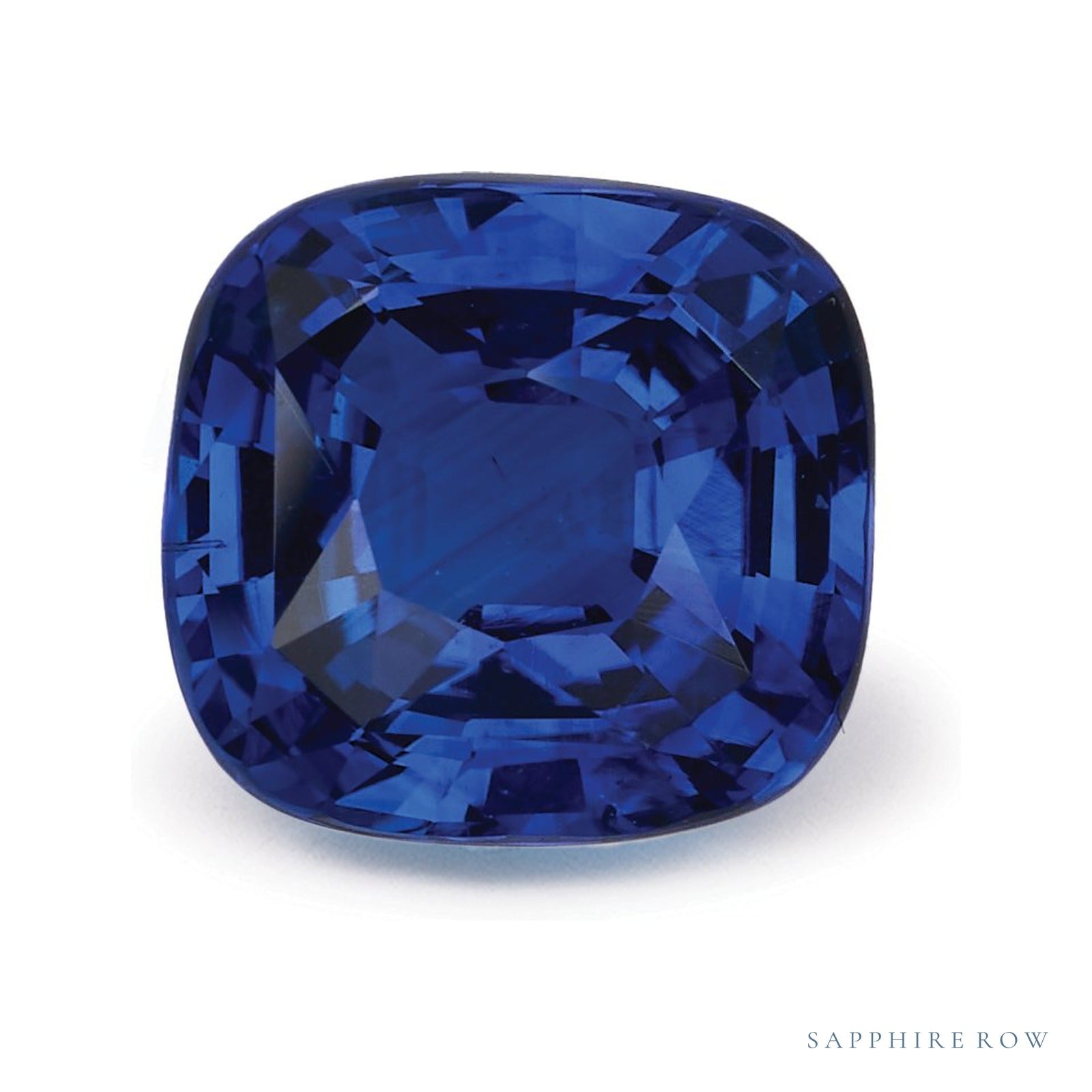 2.24 ct natural blue sapphire from Sri Lanka, cushion cut | Sapphire Row · cut4