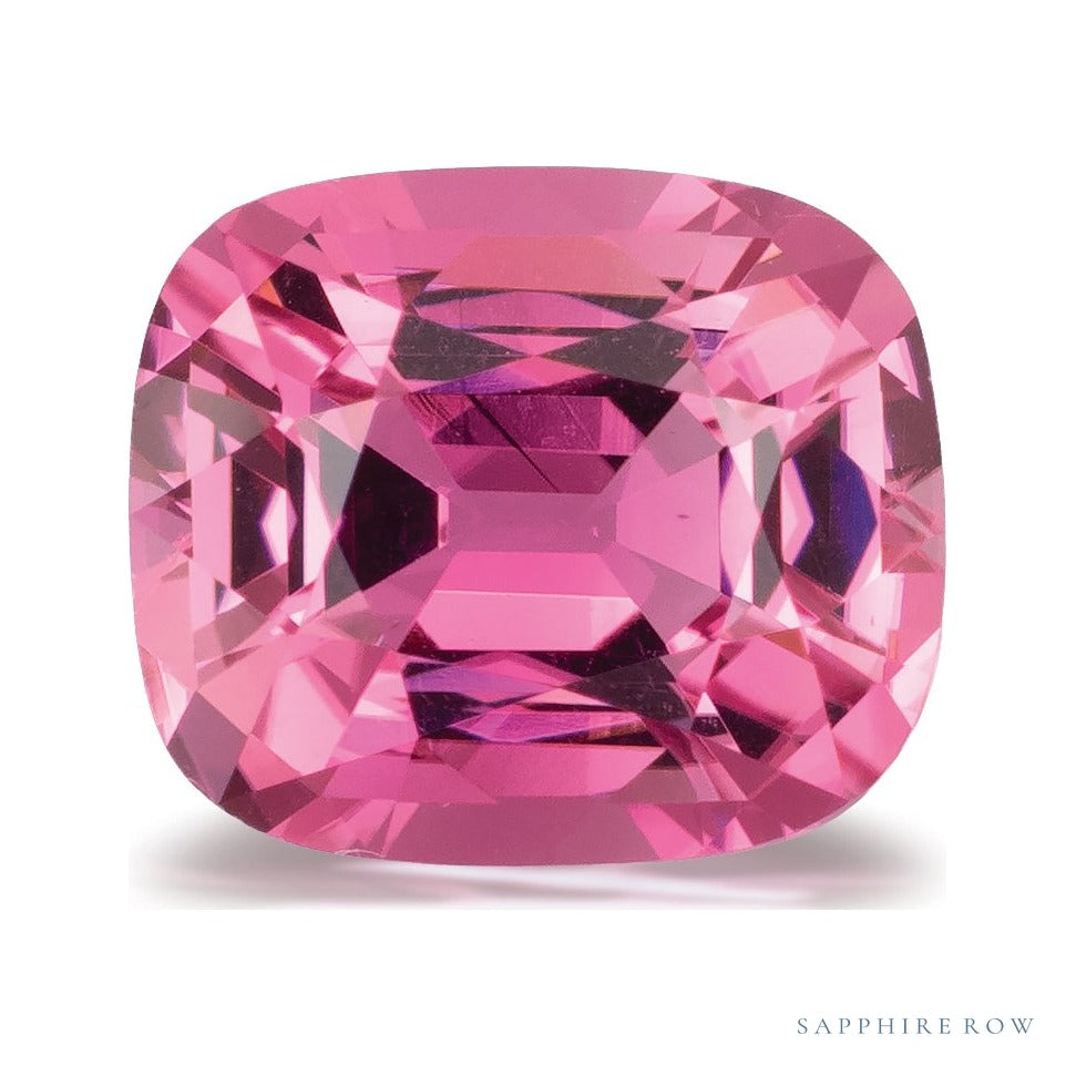 2.24 ct natural pink tourmaline from Nigeria, antique cushion cut | Sapphire Row · cut4 · cut5