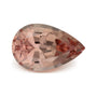 2.20 ct natural peach topaz from Brazil, pear cut | Sapphire Row · cut7