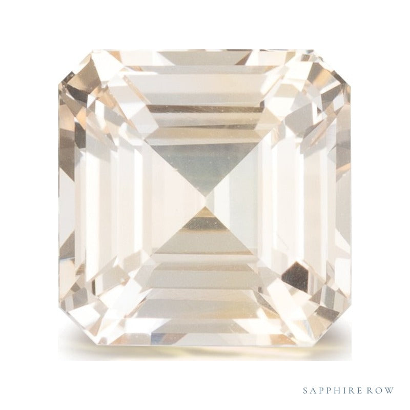 2.19 ct natural yellow sapphire from Sri Lanka, asscher cut | Sapphire Row · cut7