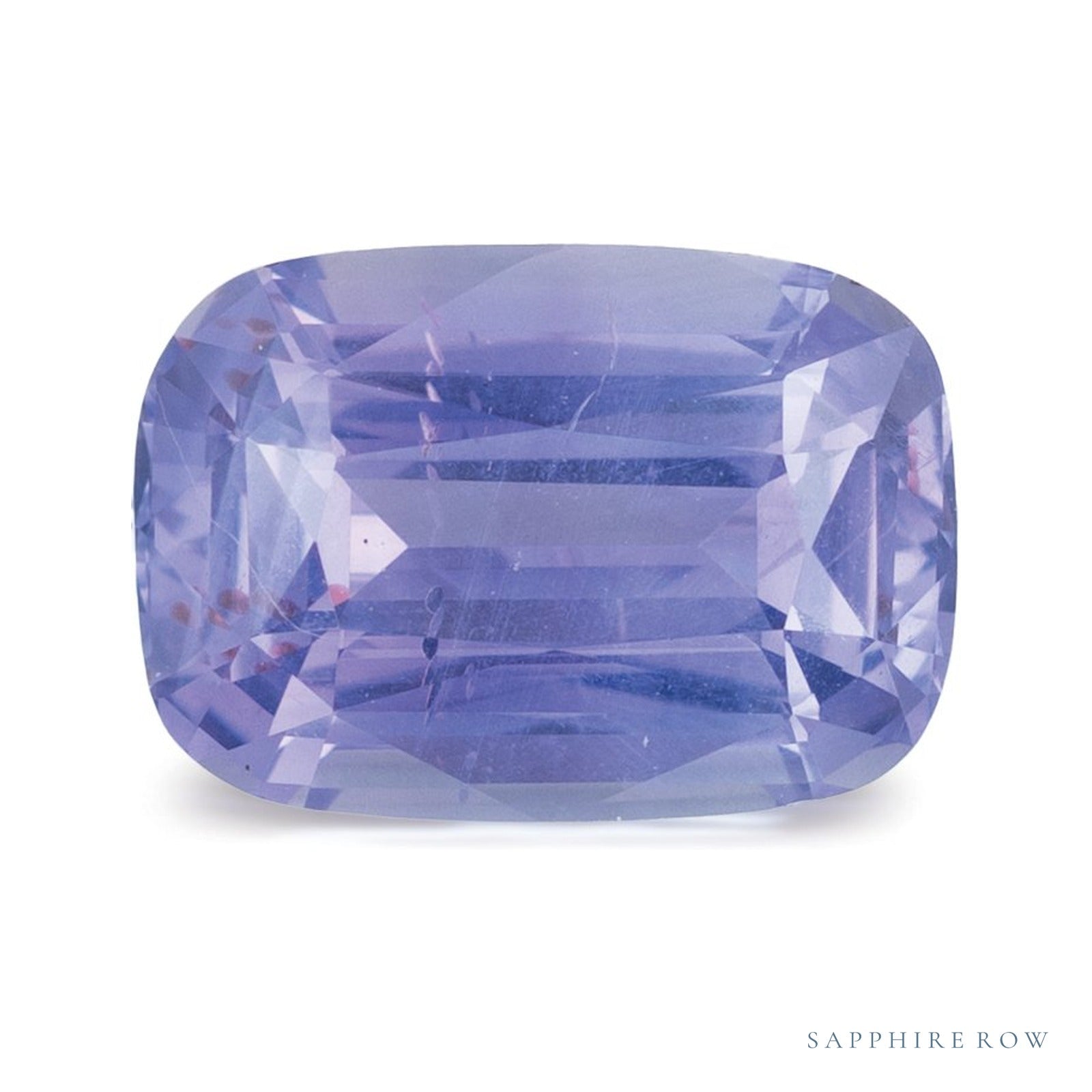 2.17 ct natural purple sapphire from Madagascar, antique cushion cut | Sapphire Row · cut4
