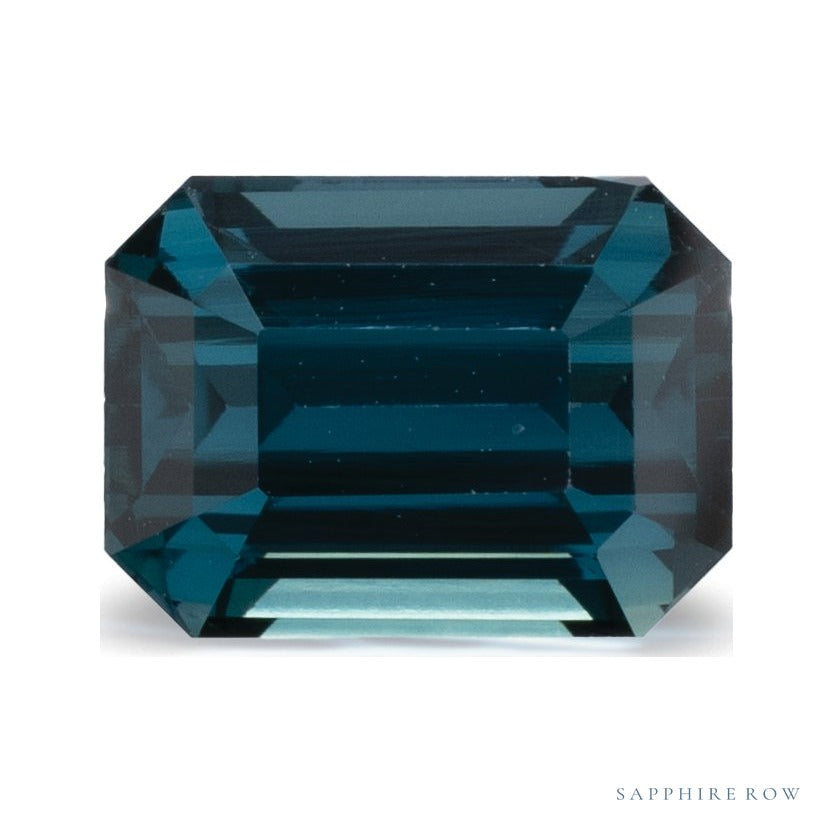 2.16 ct natural blue sapphire from Sri Lanka, emerald cut | Sapphire Row · cut6