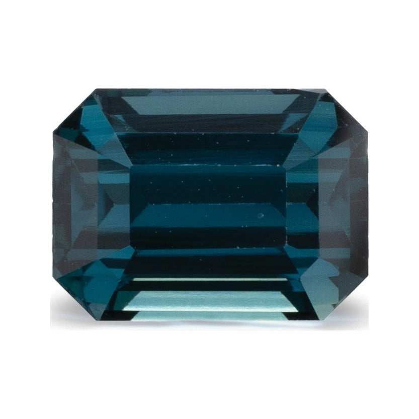 2.16 ct natural blue sapphire from Sri Lanka, emerald cut | Sapphire Row · cut7