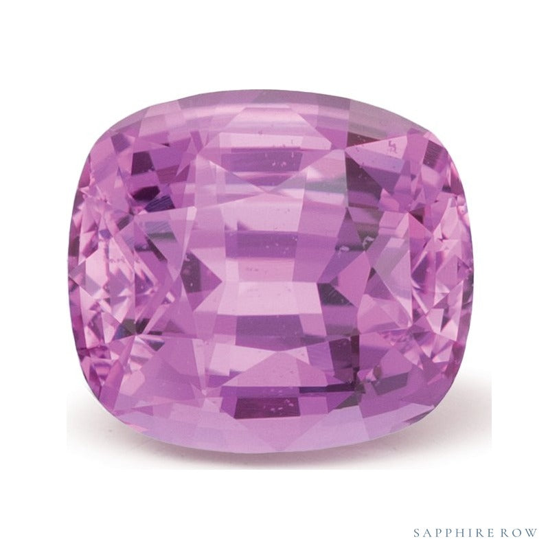 2.16 ct natural pink sapphire from Sri Lanka, antique cushion cut | Sapphire Row · cut6