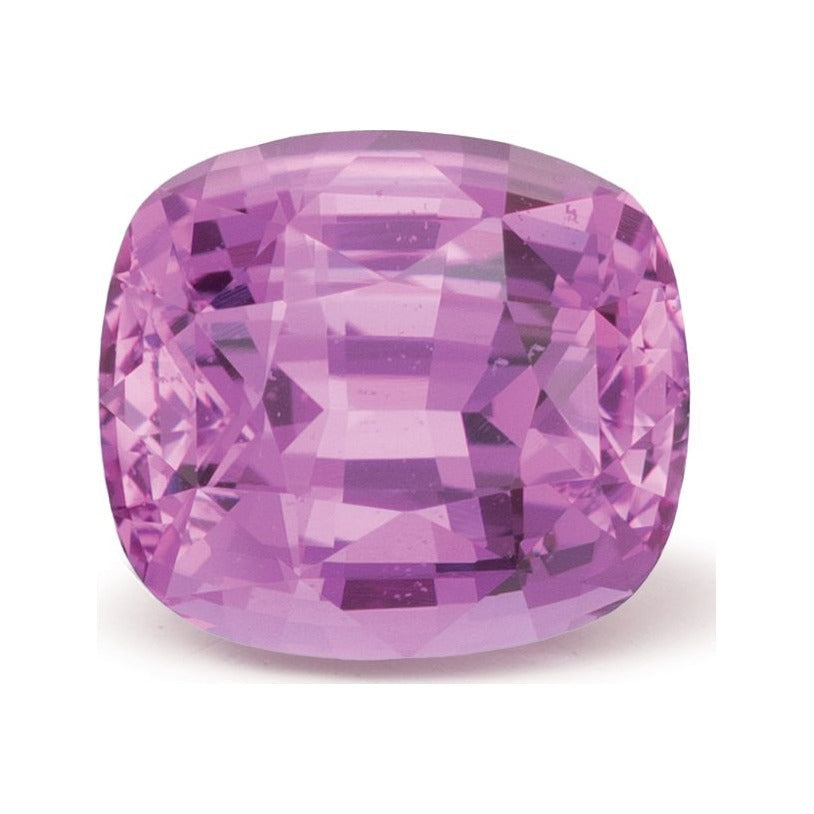 2.16 ct natural pink sapphire from Sri Lanka, antique cushion cut | Sapphire Row · cut7