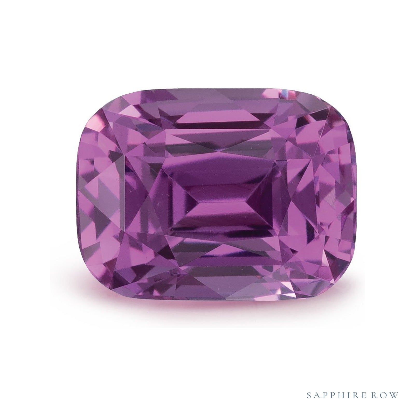 2.16 ct natural pink sapphire from Madagascar, antique cushion cut | Sapphire Row · cut4