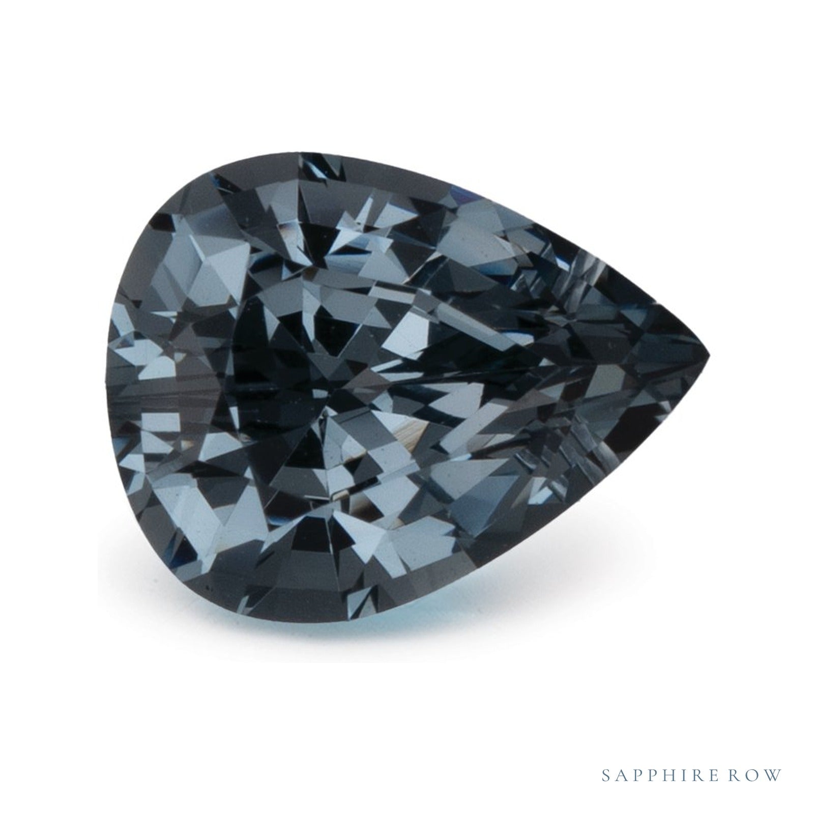 2.15 ct natural green spinel from Mozambique, pear cut | Sapphire Row · cut4