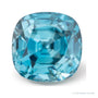 2.14 ct natural blue zircon from Cambodia, cushion cut | Sapphire Row · cut7