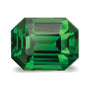 2.11 ct natural green tsavorite garnet from Kenya, emerald cut | Sapphire Row · cut7
