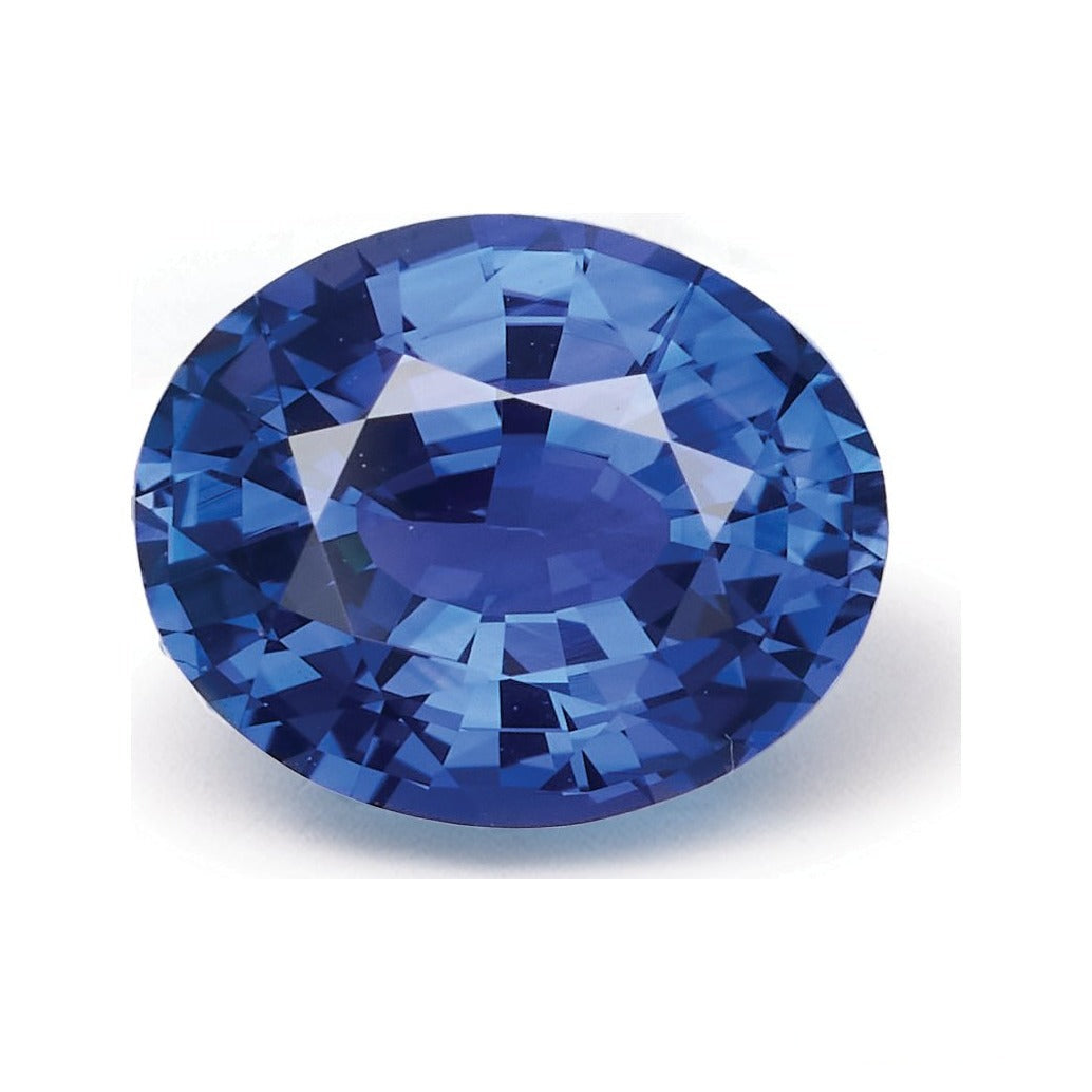 2.10 ct natural purple sapphire from Madagascar, oval cut | Sapphire Row · cut7