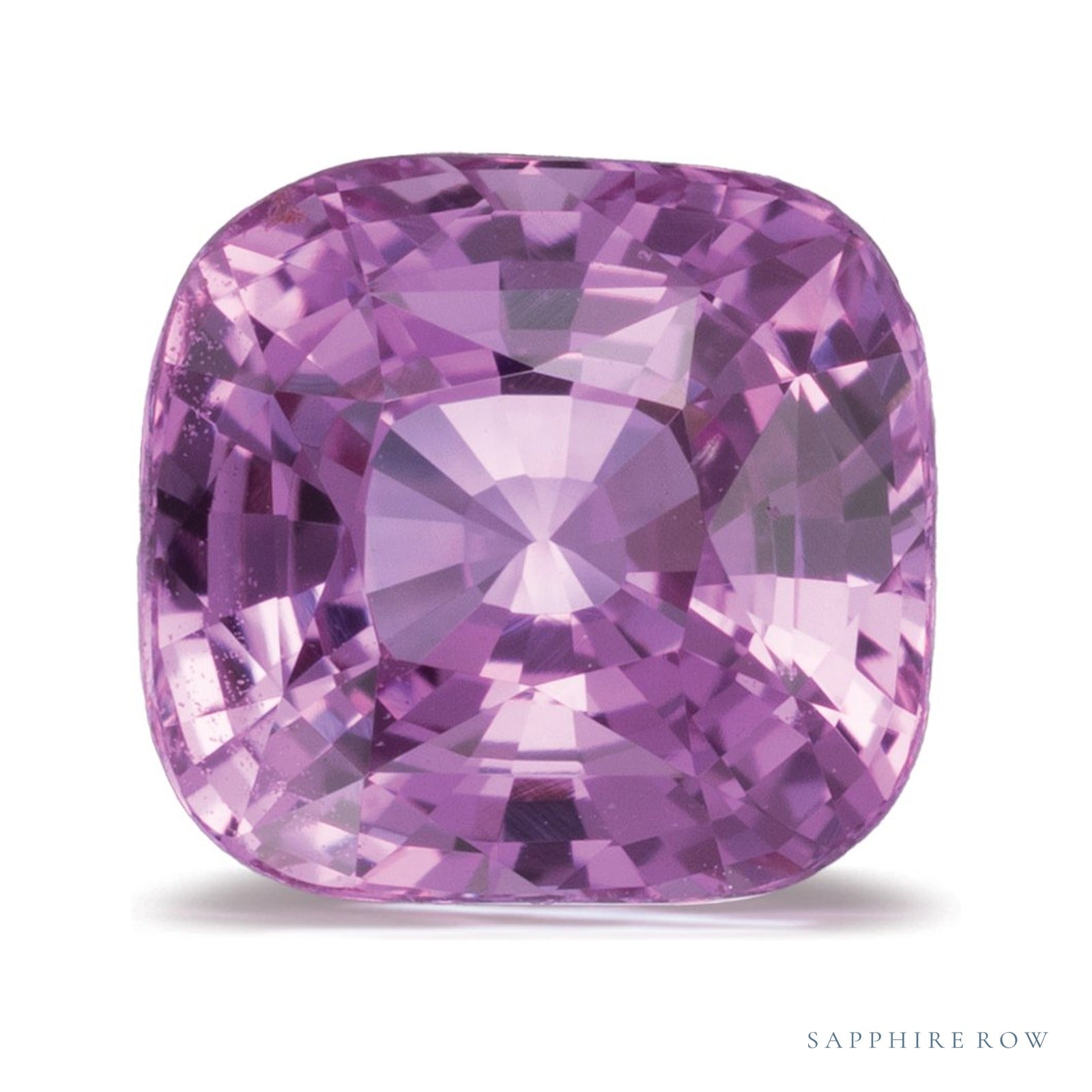 2.10 ct natural pink sapphire from Sri Lanka, cushion cut | Sapphire Row · cut4
