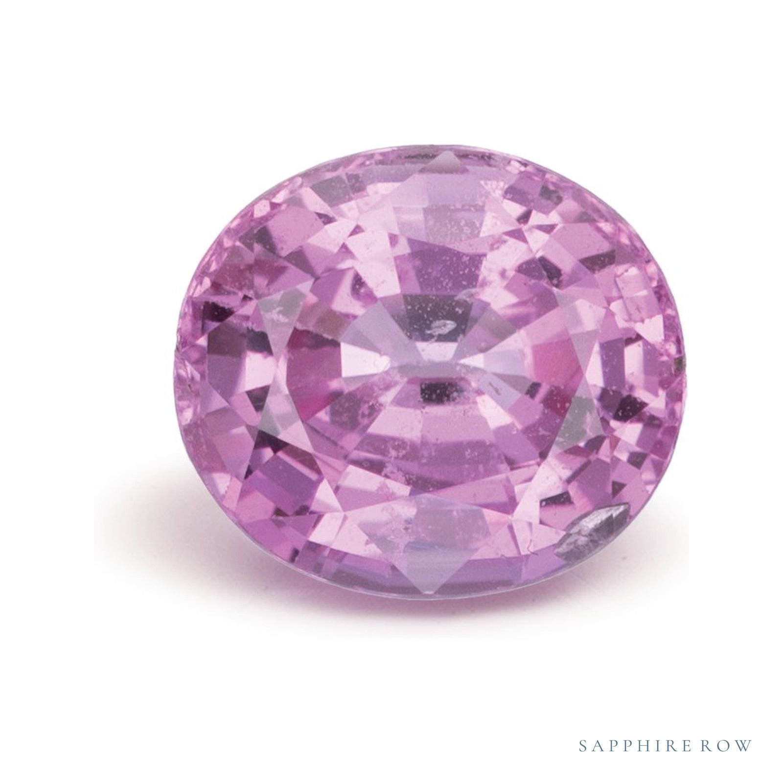 2.09 ct natural pink sapphire from Madagascar, oval cut | Sapphire Row · cut4