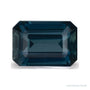 2.09 ct natural teal sapphire from Tanzania, emerald cut | Sapphire Row · cut7