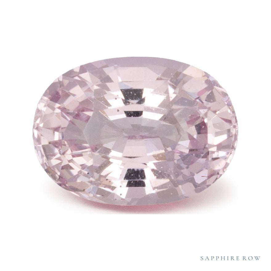 2.09 ct natural padparadscha sapphire from Sri Lanka, oval cut | Sapphire Row · cut7