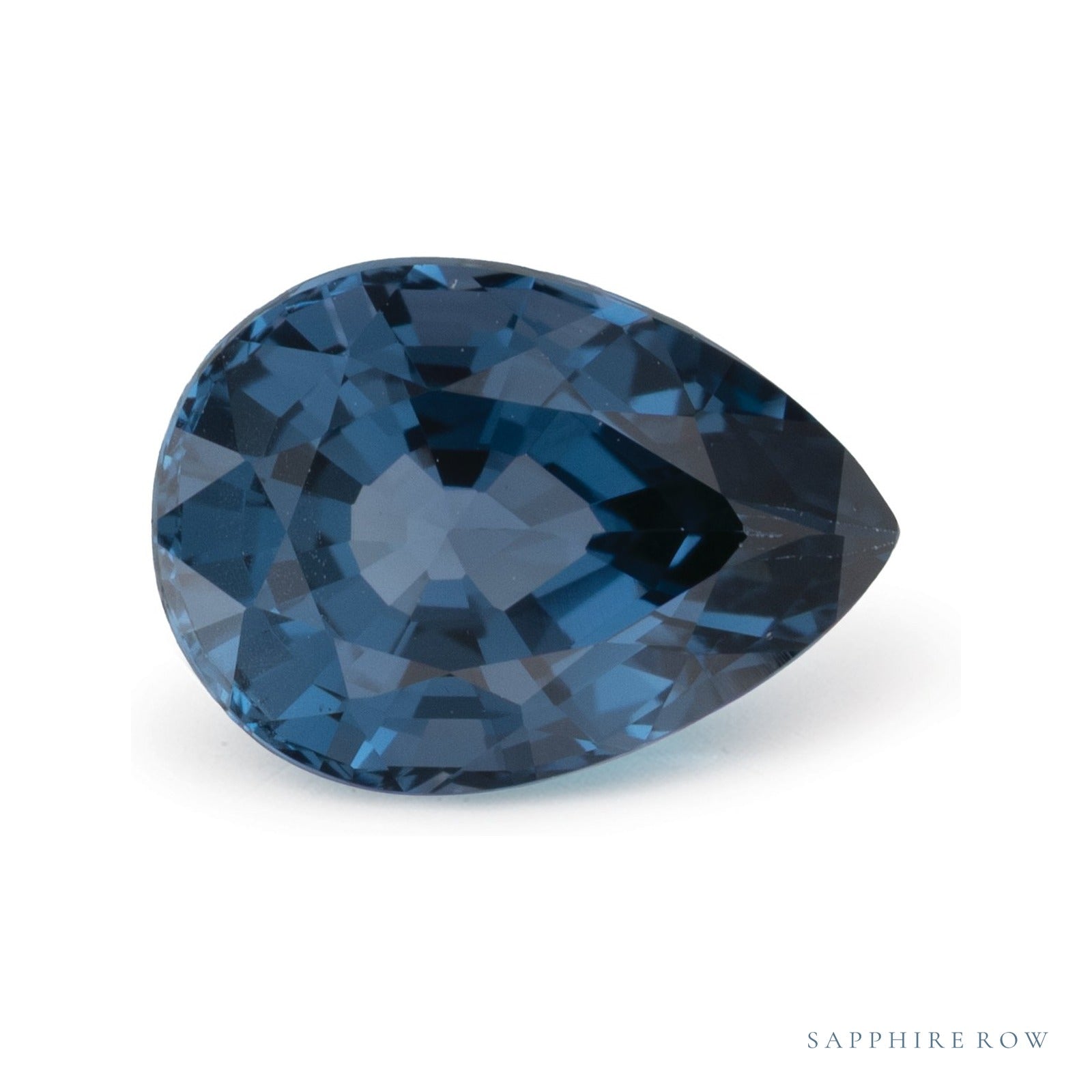 2.08 ct natural purple spinel from Tanzania, pear cut | Sapphire Row · cut4