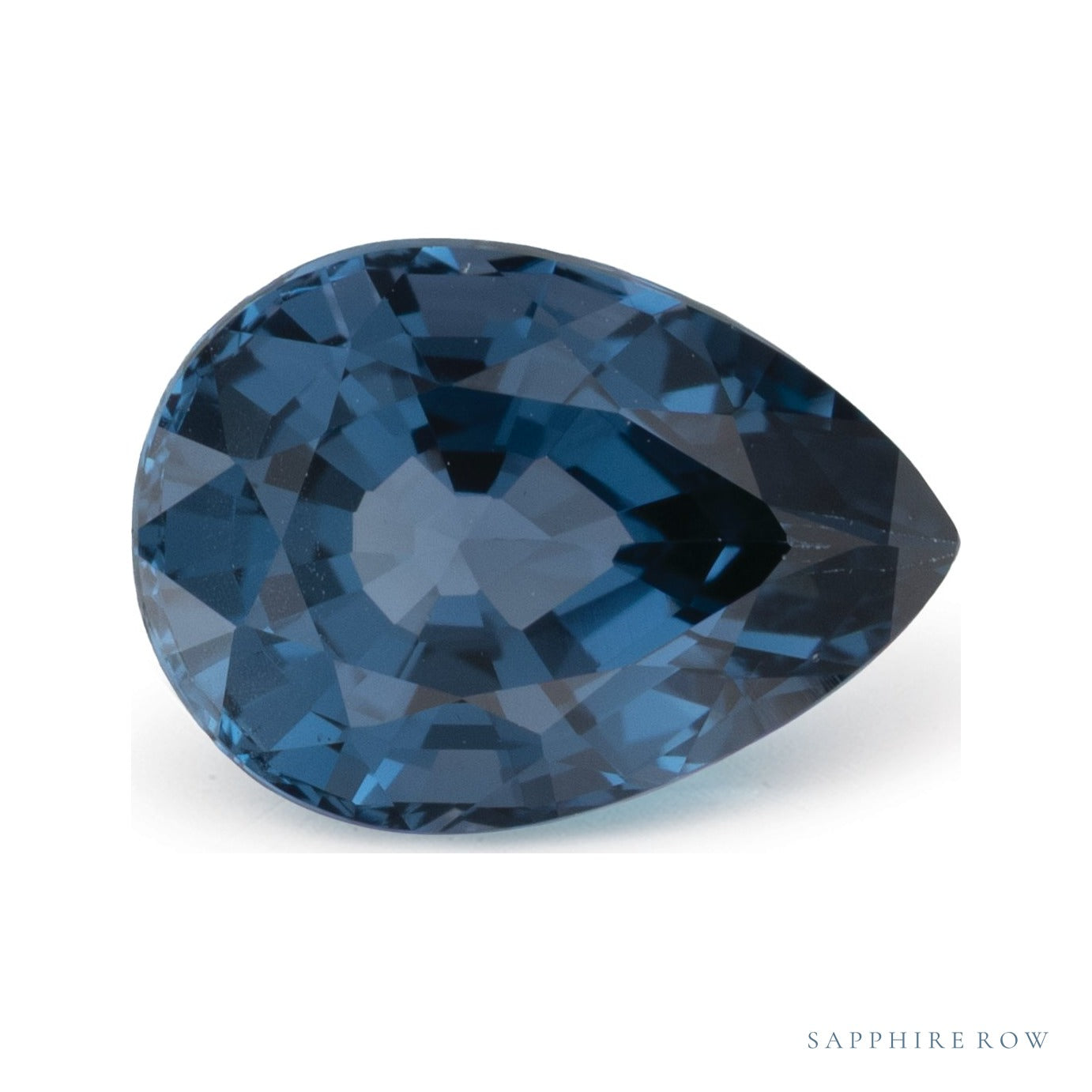 2.08 ct natural purple spinel from Tanzania, pear cut | Sapphire Row · cut7