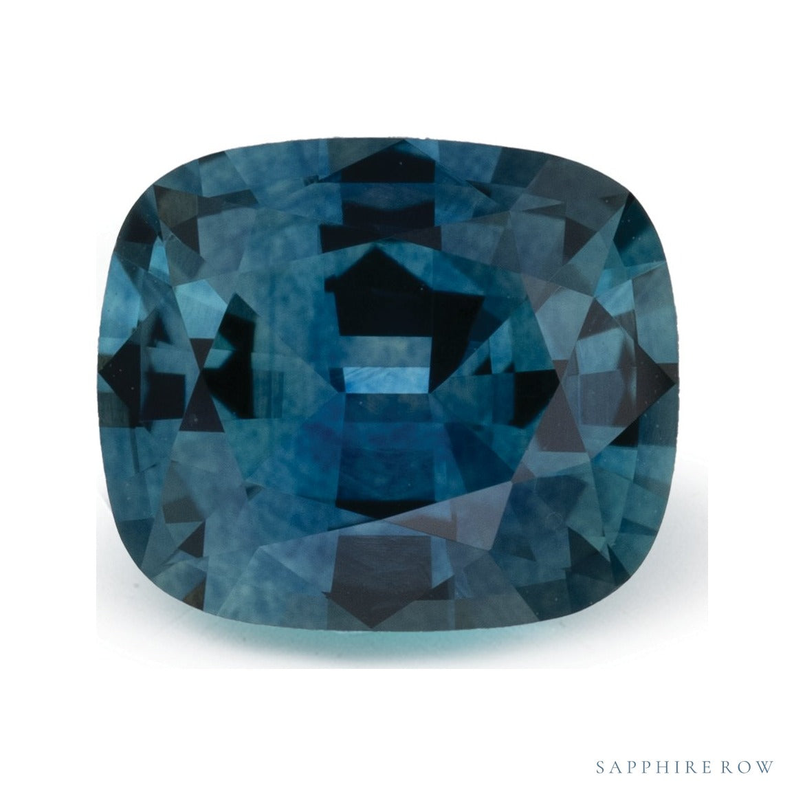 2.07 ct natural blue sapphire from United States, antique cushion cut | Sapphire Row · cut6