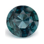 2.07 ct natural teal sapphire from Sri Lanka, round cut | Sapphire Row · cut7