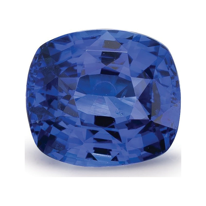 2.05 ct natural blue sapphire from Sri Lanka, antique cushion cut | Sapphire Row · cut7