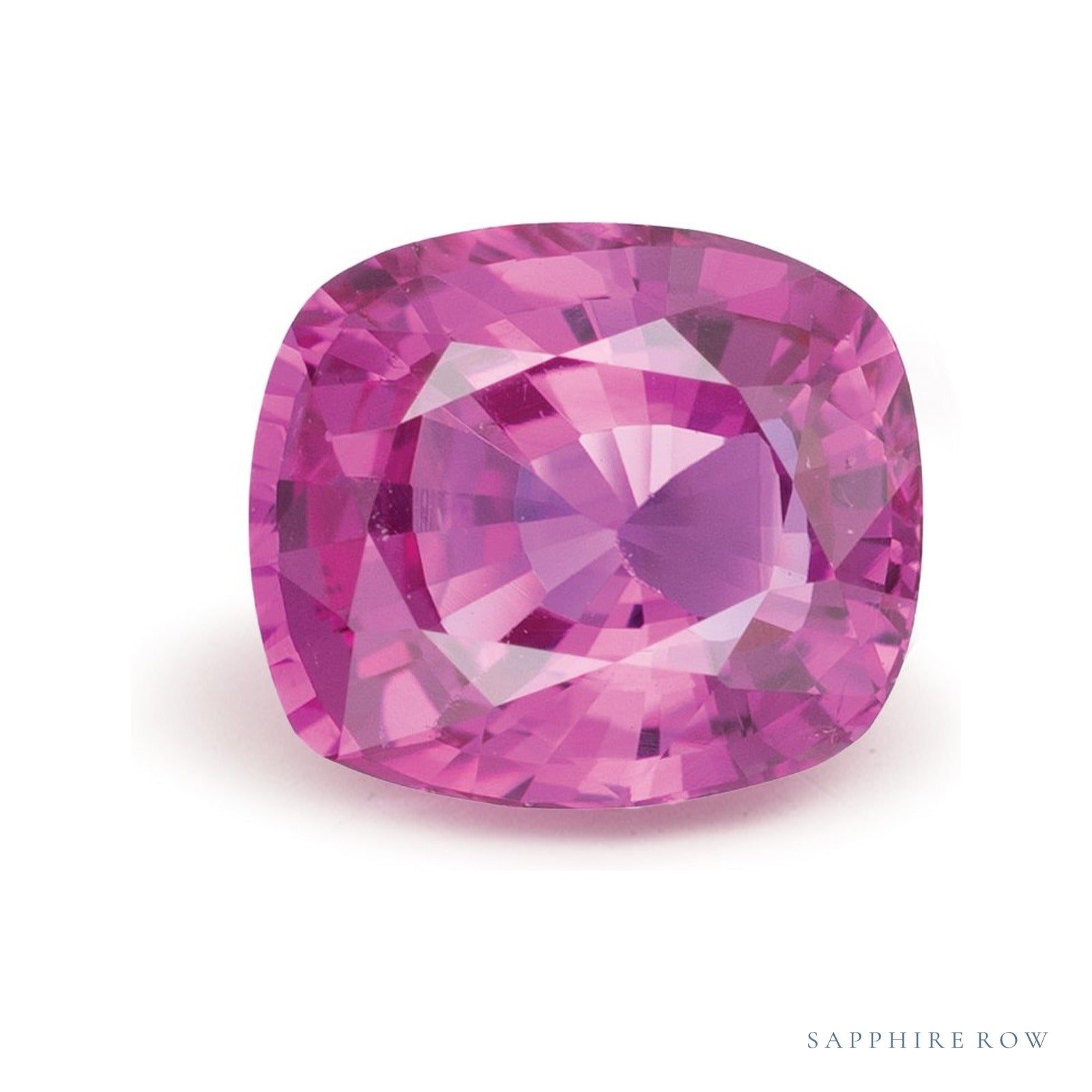 2.05 ct natural pink sapphire from Sri Lanka, antique cushion cut | Sapphire Row · cut4