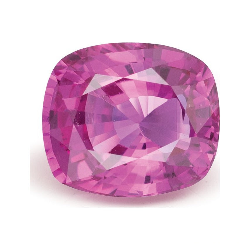 2.04 ct natural pink sapphire from Sri Lanka, antique cushion cut | Sapphire Row · cut7