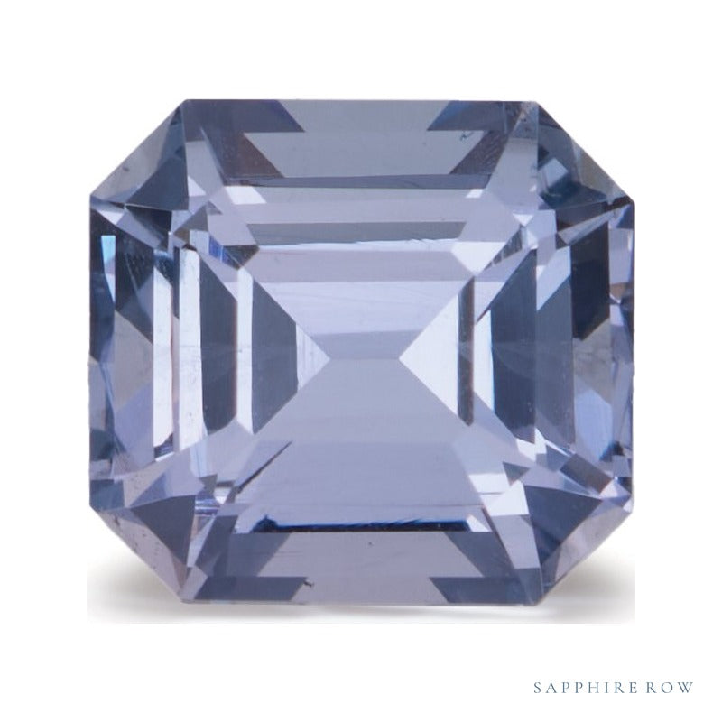 2.05 ct natural purple spinel from Tanzania, emerald cut | Sapphire Row · cut6